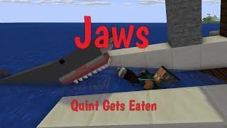 Quint Gets Eaten : Jaws | Minecraft Animation