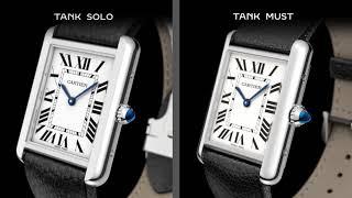 CARTIER TANK MUST VS TANK SOLO