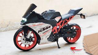 How to make Motorbike Using Only Cardboard | KTM RC 390 |