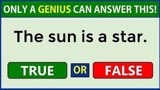 True or False Quiz | Only A Genius Can Score 100% #challenge 18