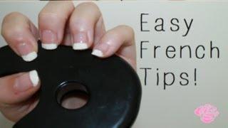 Easy french tips | Ashleigh Huth