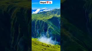 One of Beautiful place of Nepal ️ #beauty #nature #mountain #nepal #badimalika #shorts