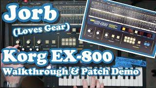 Korg EX-800 // All Compromise, or All Character? // Walkthrough & Demo