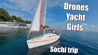 CINEMATIC FPV SERIES. Drones, Yacht and Girls. Sochi trip