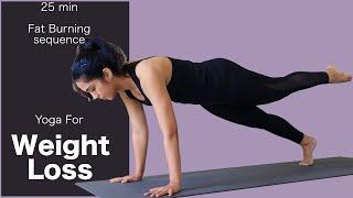 Yoga For Weight Loss | Fat Burning Yoga | 25 min practice | Yogbela