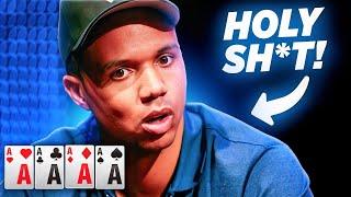 When Phil Ivey Realizes He Has QUADS!