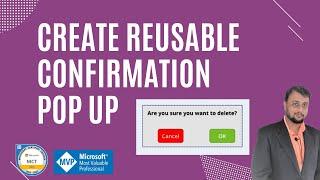 Create Reusable Confirmation Pop Up in Power Apps