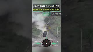 Ukrainian MaxxPro MRAP Survived Multiple Attacks