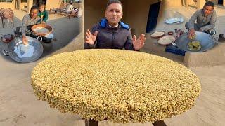 Jaggery and Rice Maronda Recipe | Traditional Way of Making Puffed Rice | Village Food Secrets