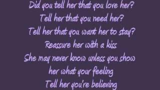 Tell Her - Lonestar (Lyrics)