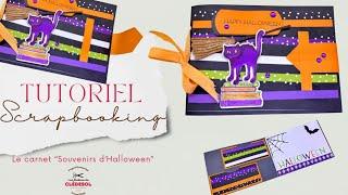 {Tutoriel Scrapooking} Carnet de souvenirs d'Halloween