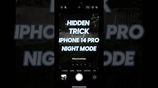 iPhone 14 Pro Night Mode Trick You Won't Believe! #shorts #iphone14pro