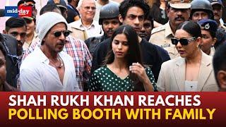 Maharashtra Elections 2024: Shah Rukh Khan and family cast their vote in Mumbai