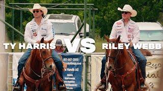 Ty Harris vs Riley Webb 8-Head Match Roping