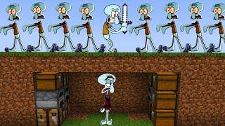 Squilliam Speedrunner VS 10 Squidward Hunters