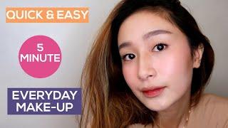 GRWM: 5-MINUTE EVERYDAY MAKEUP LOOK | Jenny Yeo |