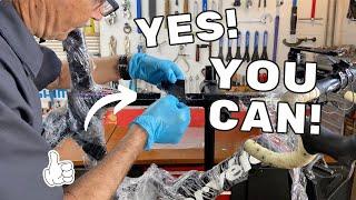Do it Yourself Broken CARBON BIKE REPAIR! #carbon #bikerepair