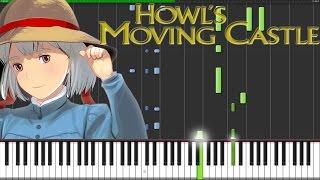 Howl's Moving Castle Theme [Piano Tutorial] (Synthesia) // Fontenele NXT