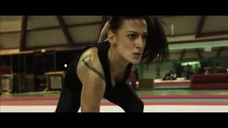 Fight training session shooting _ stunt performers