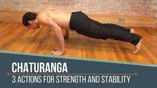 Chaturanga Alignment: 3 Necessary Actions for the Shoulders