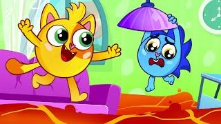 The Floor Is Lava Song | Baby Zoo Nursery Rhymes And Kids Songs