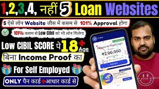 5 Newly Loan Websites 2024 Without Income Proof |Bad Cibil Loan App | Loan Apps |New Loan App 2024