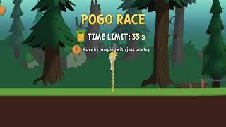 Walk master Pogo race challenge 12 seconds