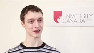 Anton from Russia is pursuing an MBA at UCW