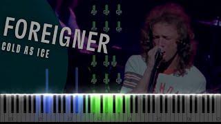 Foreigner - Cold As Ice Piano Tutorial