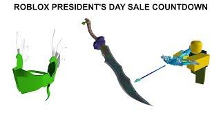 ROBLOX PRESIDENT'S DAY SALE (COUNTDOWN)