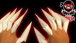 How to make: Paper Claws (EASY) Origami (hobby)