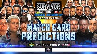 WWE Survivor Series 2024 - Match Card Predictions [v2] | Bevelock