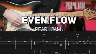 Pearl Jam - Even Flow (Guitar lesson with TAB)