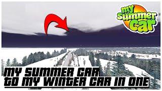 MY SUMMER CAR TO MY WINTER CAR IN ONE  2023 | Ogygia Vlogs