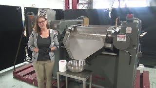 JH Day Heavy Duty 3-Roll Hydraulic Dispersion Mill Demonstration