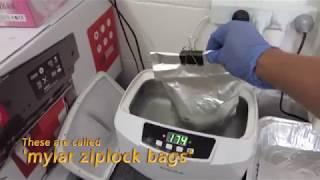 3D printing Tip - Use Mylar Ziplock bags with ultra sonic cleaner for your solvents