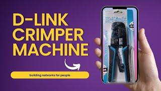 dlink crimper machine networking tool