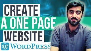 Create a One Page Website in WordPress Like a Pro