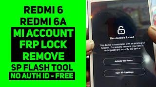 Free | How to Remove Mi Account Redmi 6 | How to Remove Mi Account Redmi 6a