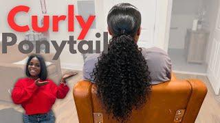 Curly Ponytail