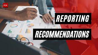 Insights into Audit Reporting: From Observations to Actionable Recommendations