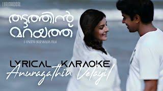 Anuragathin Velayil | Lyrics with Karaoke | Thattathin Marayathu | Vineeth Sreenivasan | Nivin Pauly