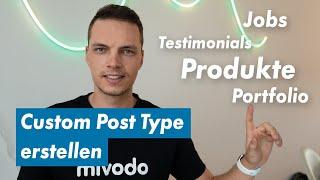 WordPress Custom Post Type (CPT) erstellen (deutsch) mit & ohne Plugin