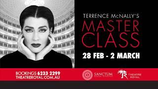 MASTER CLASS by Terrence McNally at the Theatre Royal Hobart