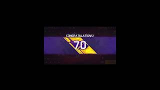 FREE FIRE 70 LEVEL UP #freefire #70level #ffshorts#shorts  #ajjubhai #tondegamer #satvik