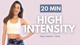 20 MIN KILLER HIIT WORKOUT | At Home | No Equipment | High Intensity Workouts | Full Body