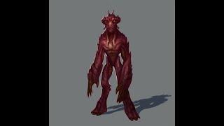Creature Design with Kyle Brown at The Gnomon Workshop Bipedal Alien