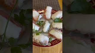 Спрингроллы с кальмаром- за уши не оттянуть#ППзожик#вкусняшкаполезная#хоббиnews