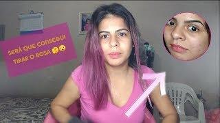 TIREI O ROSA DO CABELO ?