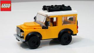 МИКРО ВНЕДОРОЖНИК: Обзор набора ЛЕГО Creator 40650 Land Rover Classic Defender